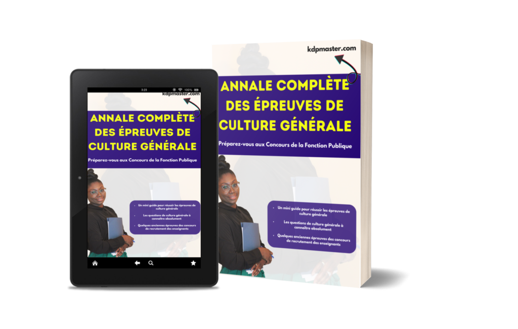 Annale complète des Épreuves de Culture Générale : Préparez-vous aux